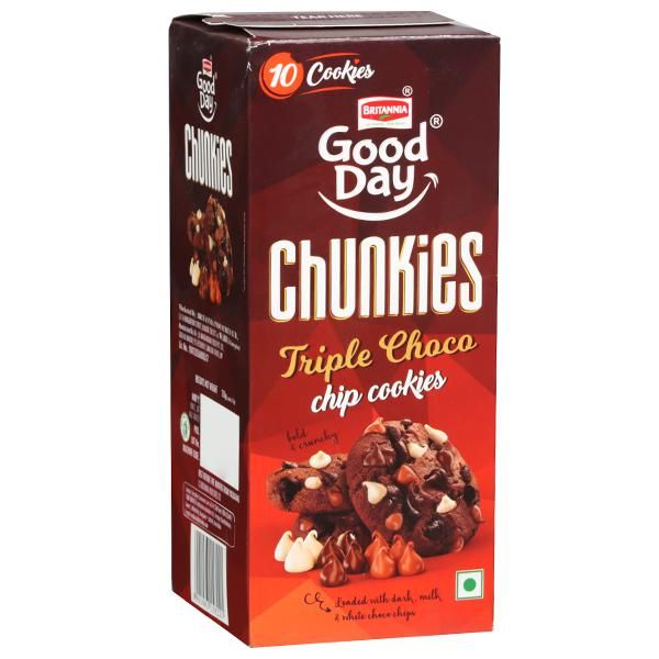 Britannia Good Day Chunkies Triple, 120g