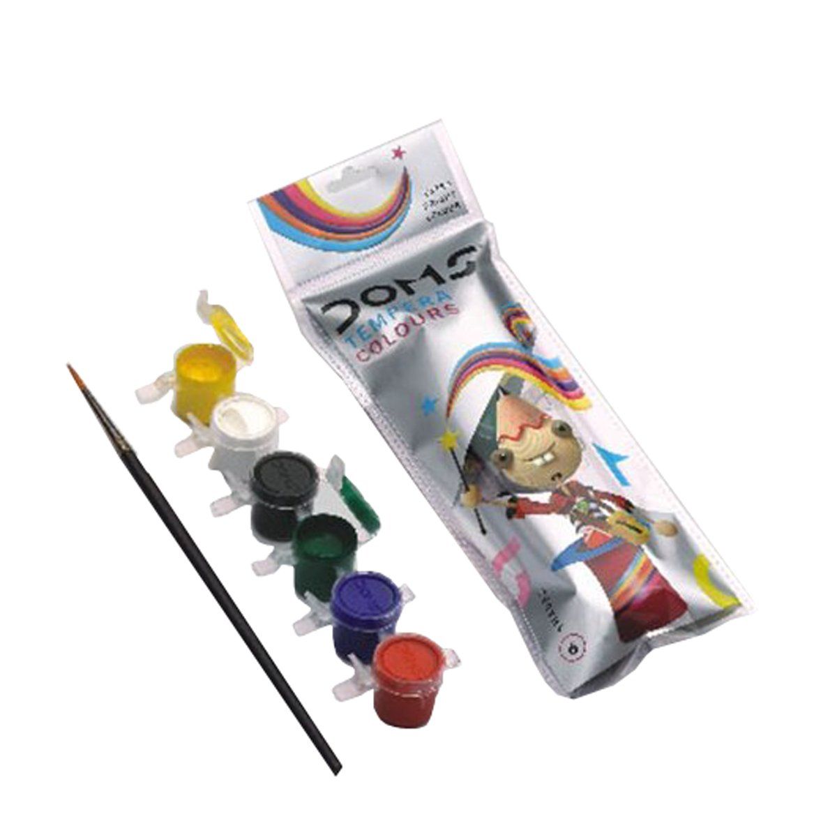 Doms Tempera Colors, 6 Shades (3454)