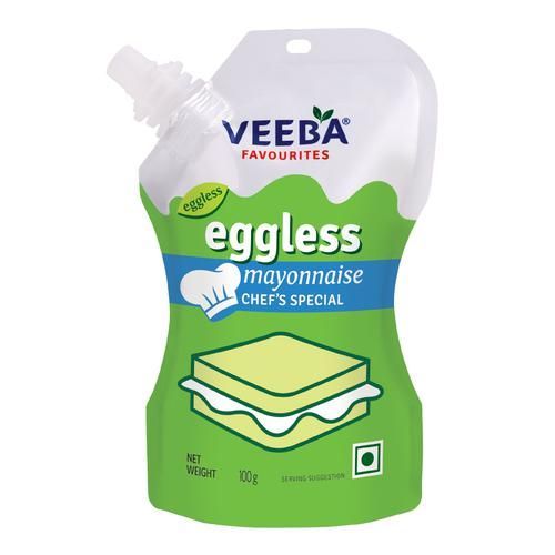 Veeba Mayonnaise Pouch - Eggless, 100g