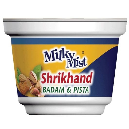 Milky Mist Shrikhand - Badam Pista, 100g
