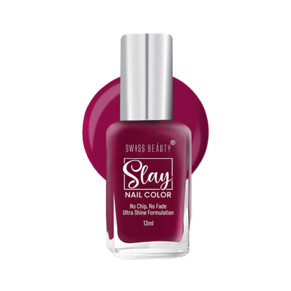 Swiss Beauty Slay Nail Color - Crystal Pink 616, 13ml