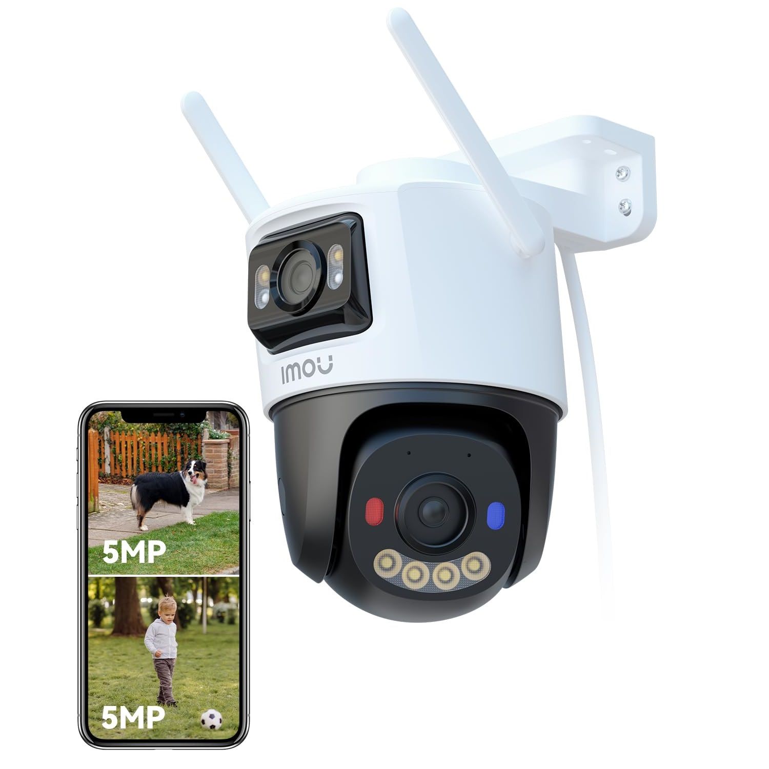 Imou 5MP Cruiser SE+ Smart Auto Tracking 360 Degree Coverage Out Door Security Camera