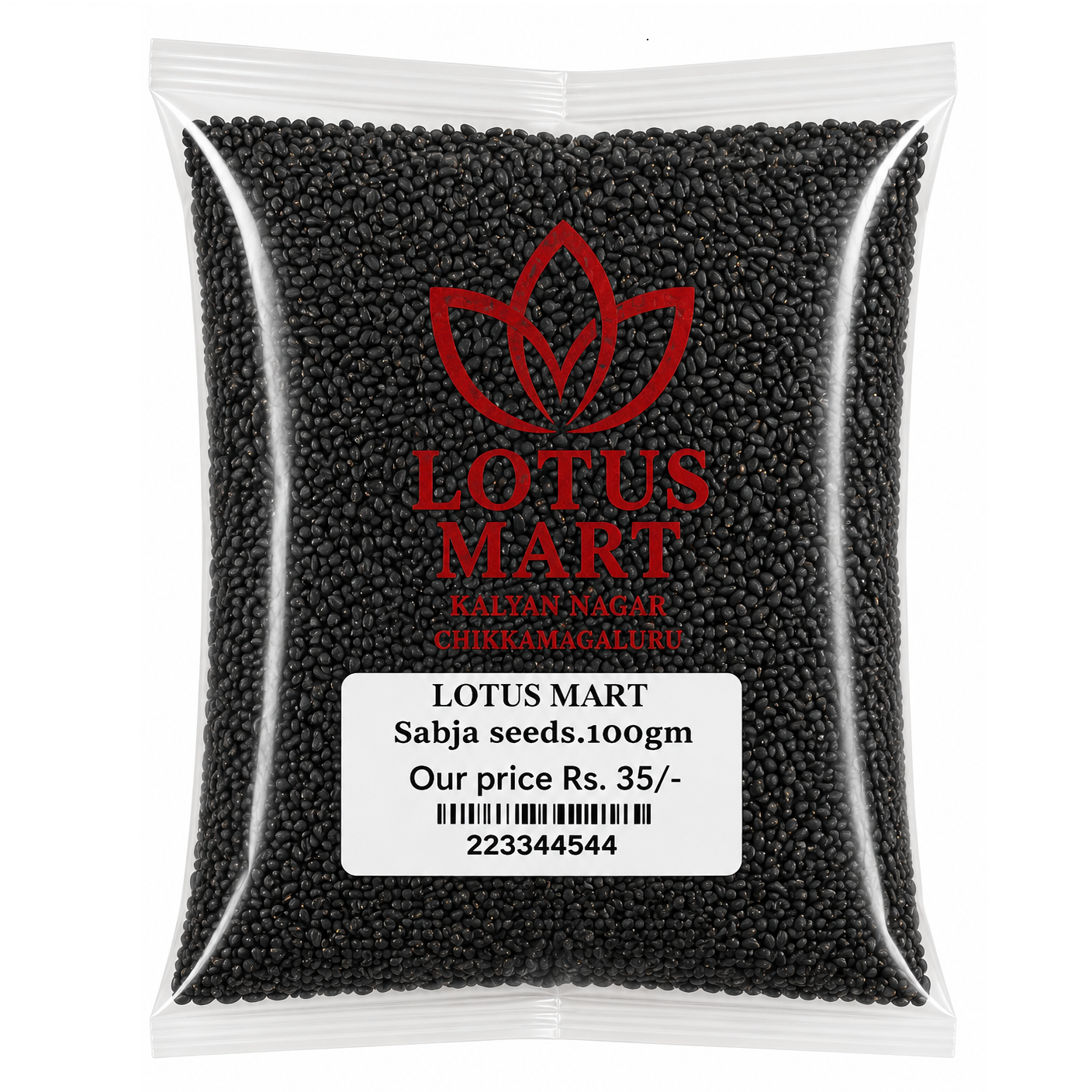 Lotus Mart Sabja / Basil Seeds, 100g