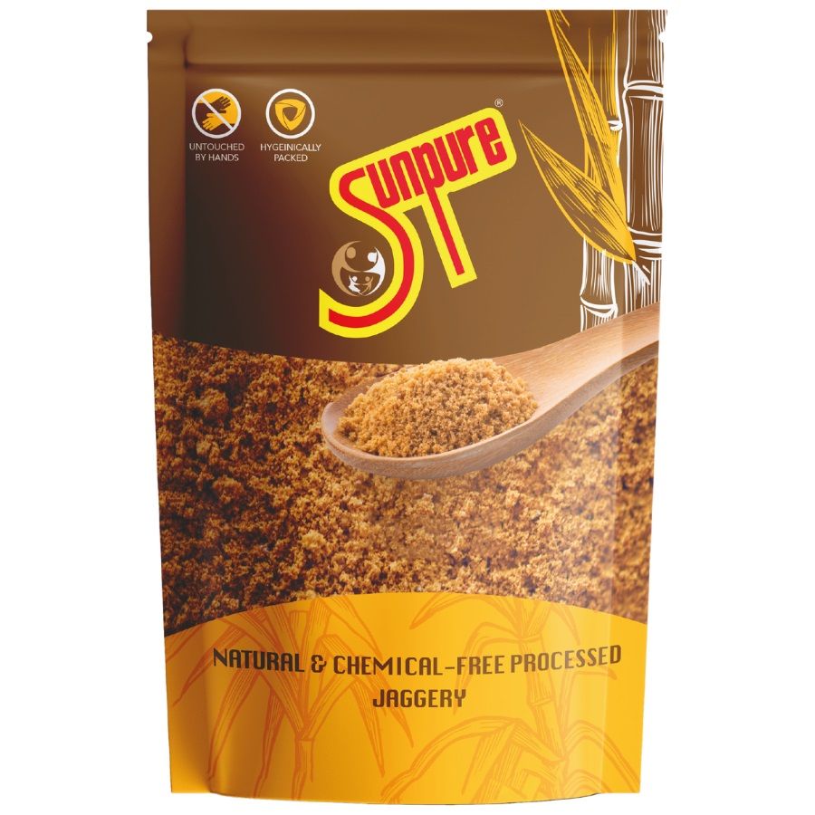 Sunpure Jaggery Powder Standy Pouch, 500g