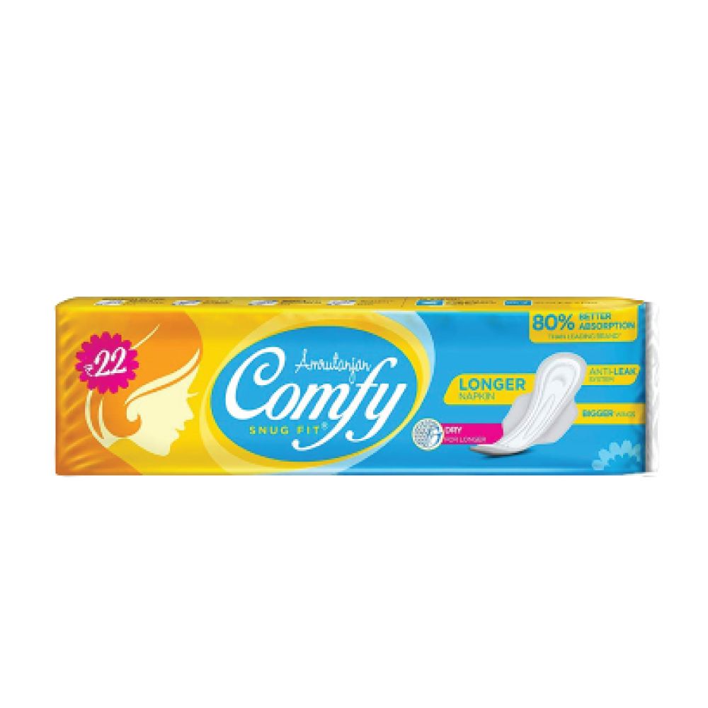 Amrutanjan Ultra Comfy Snug fit Sanitary Pads - XL, 6pc