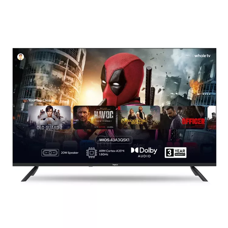 Impex | WIOS 43A3QSK1 | Full HD QLED Smart TV (43 inch)