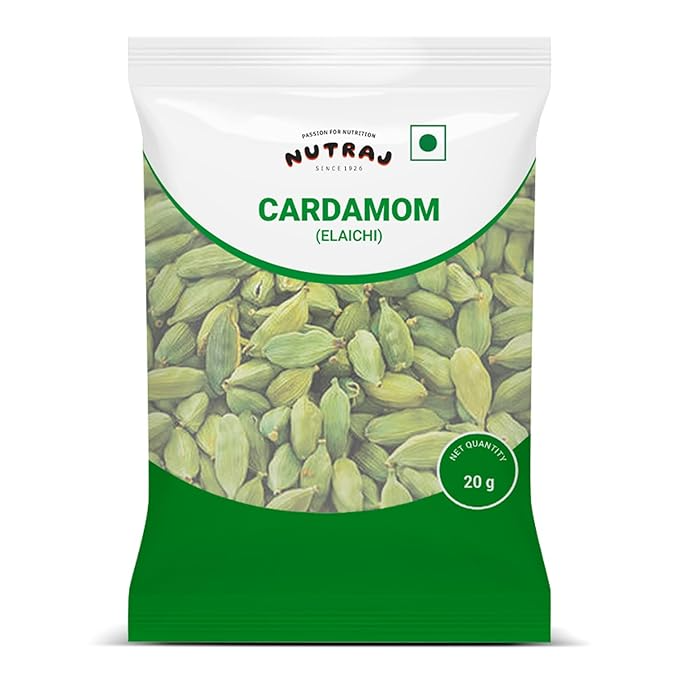 Nutraj Cardamom / Elaichi Pouch - Green, 20g