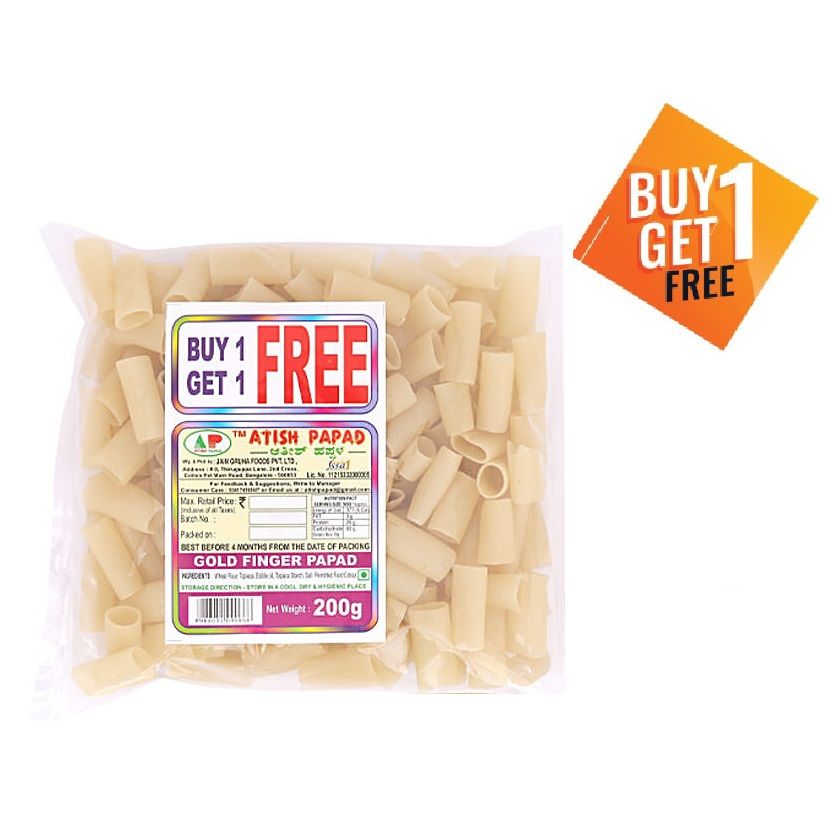 Atish Papad - Gold Finger, 200g (Buy 1 Get 1 Free)