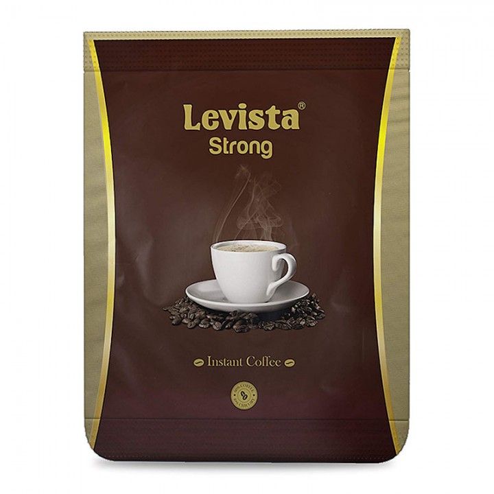 Levista Instant Coffee Powder Standy Pouch - Strong, 50g (60% Coffee & 40% Chicory)