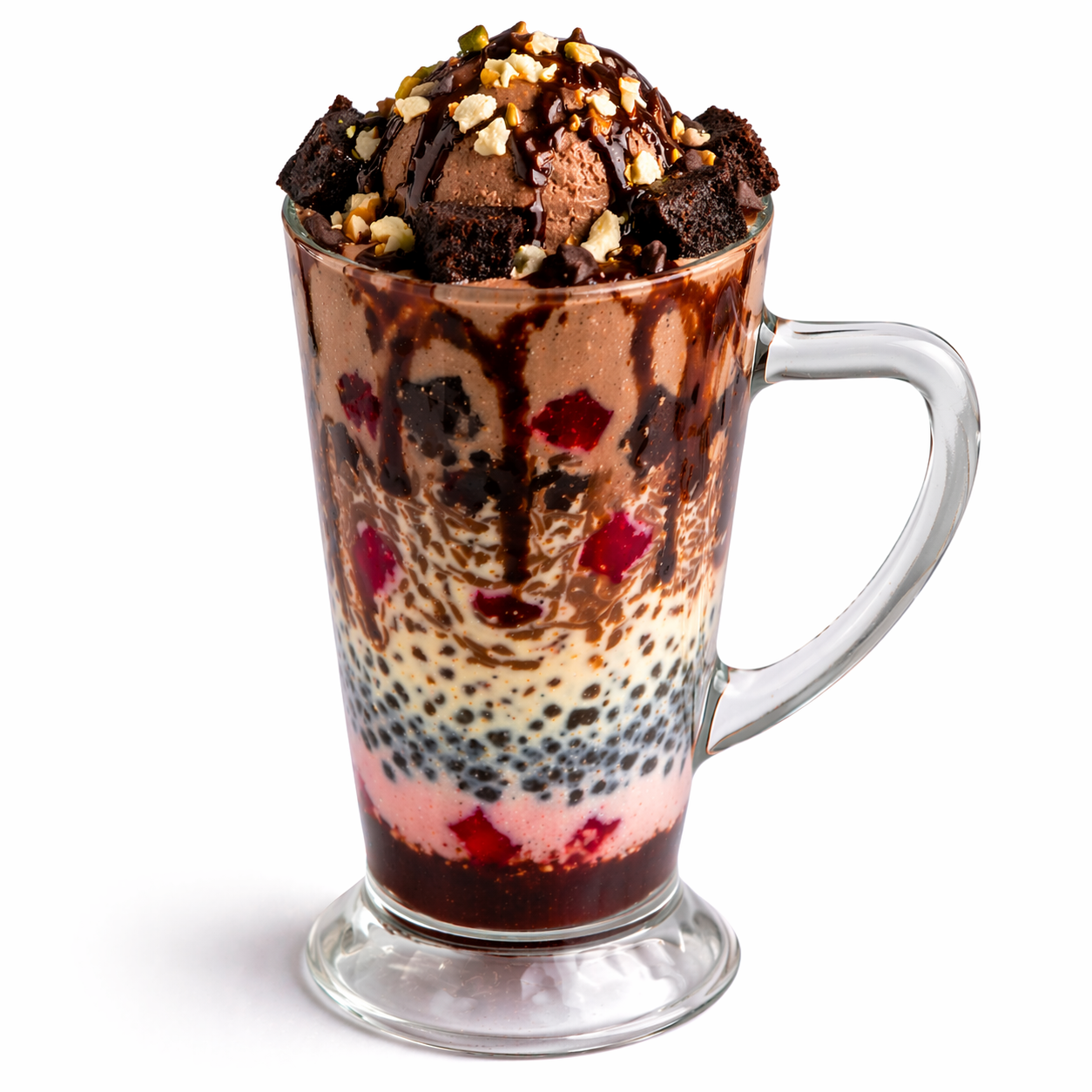 Falooda - Brownie Sizzler, 1 Glass