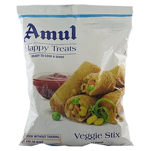 Amul Happy Treats Veggie Stix Pouch, 425g (12pcs)