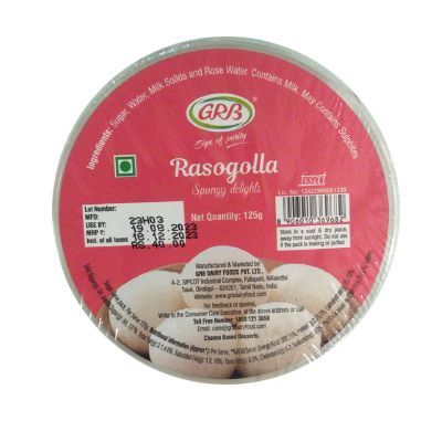 GRB Cup Rasogolla, 125g