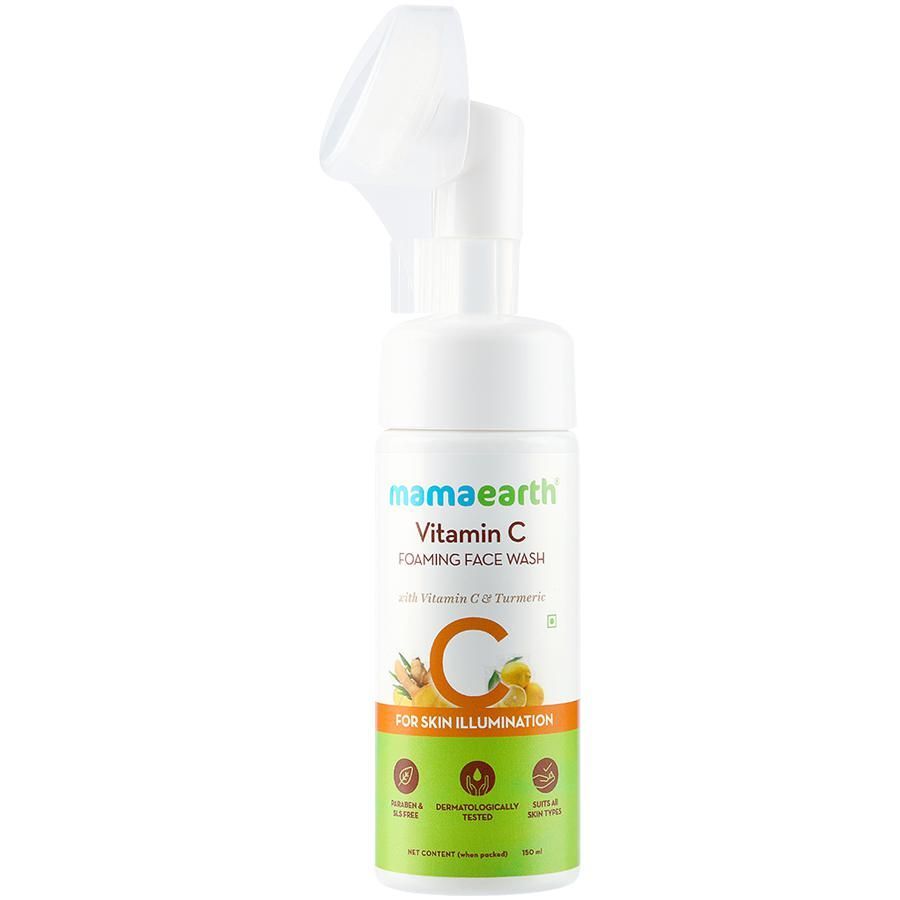 Mamaearth Foaming Face Wash - Vitamin C & Turmeric, 150ml