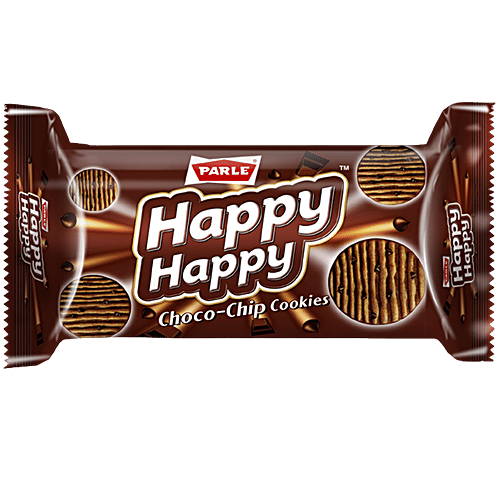 Parle Happy Happy Cookies - Choco Chip, 60g