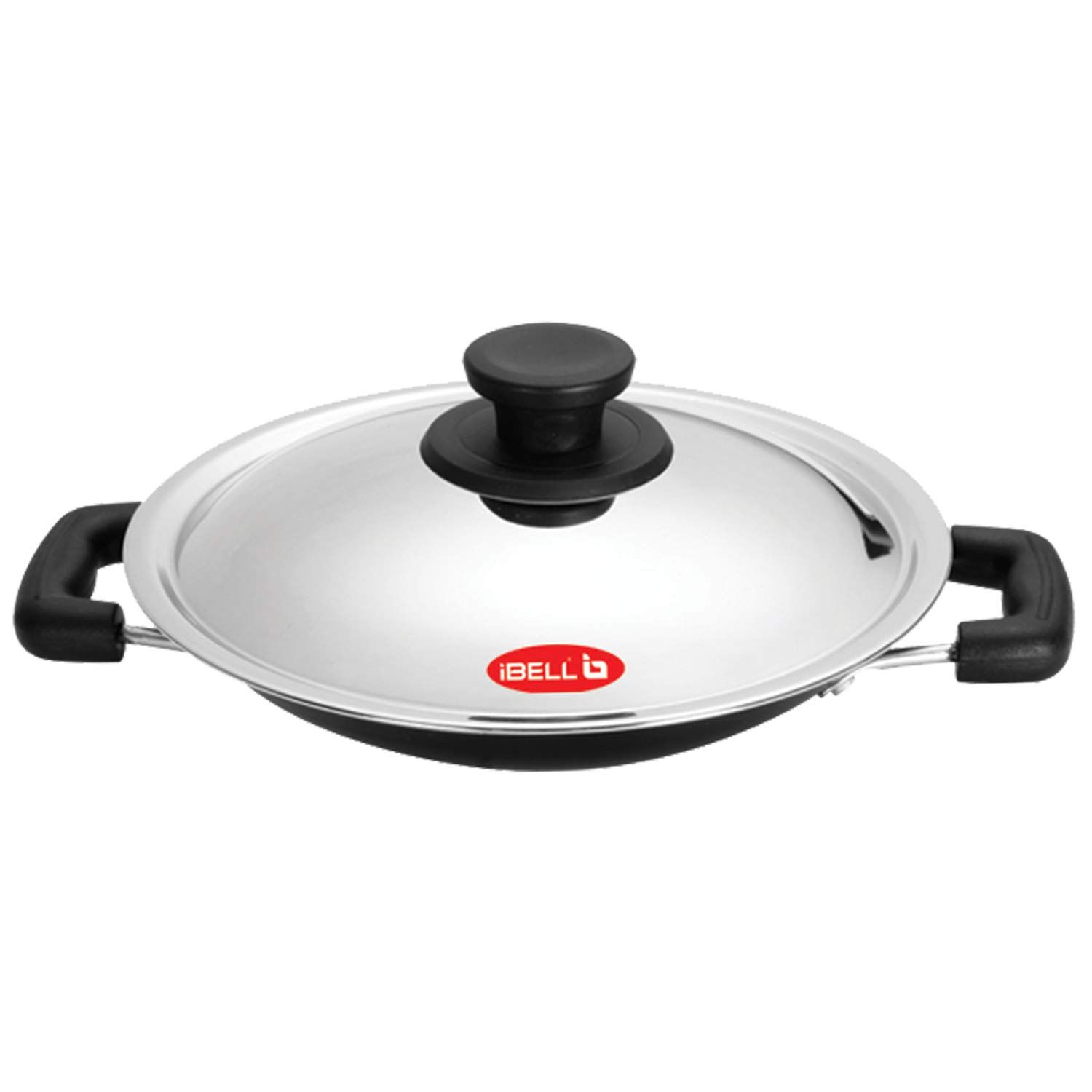 Ibell Premium Non Stick Aluminium Appachatty with Lid, 20cm