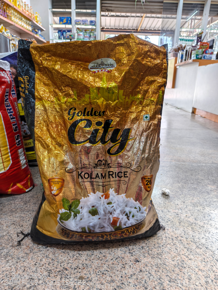 Golden City Kolam Rice (loose)