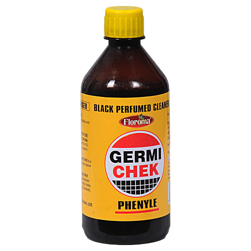 Floroma Germi Chek Phenyle Bottle - Black, 500ml