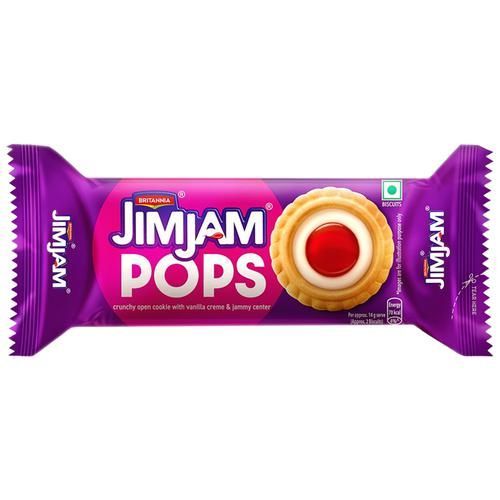 Britannia Jim Jam Pops Biscuit, 35g