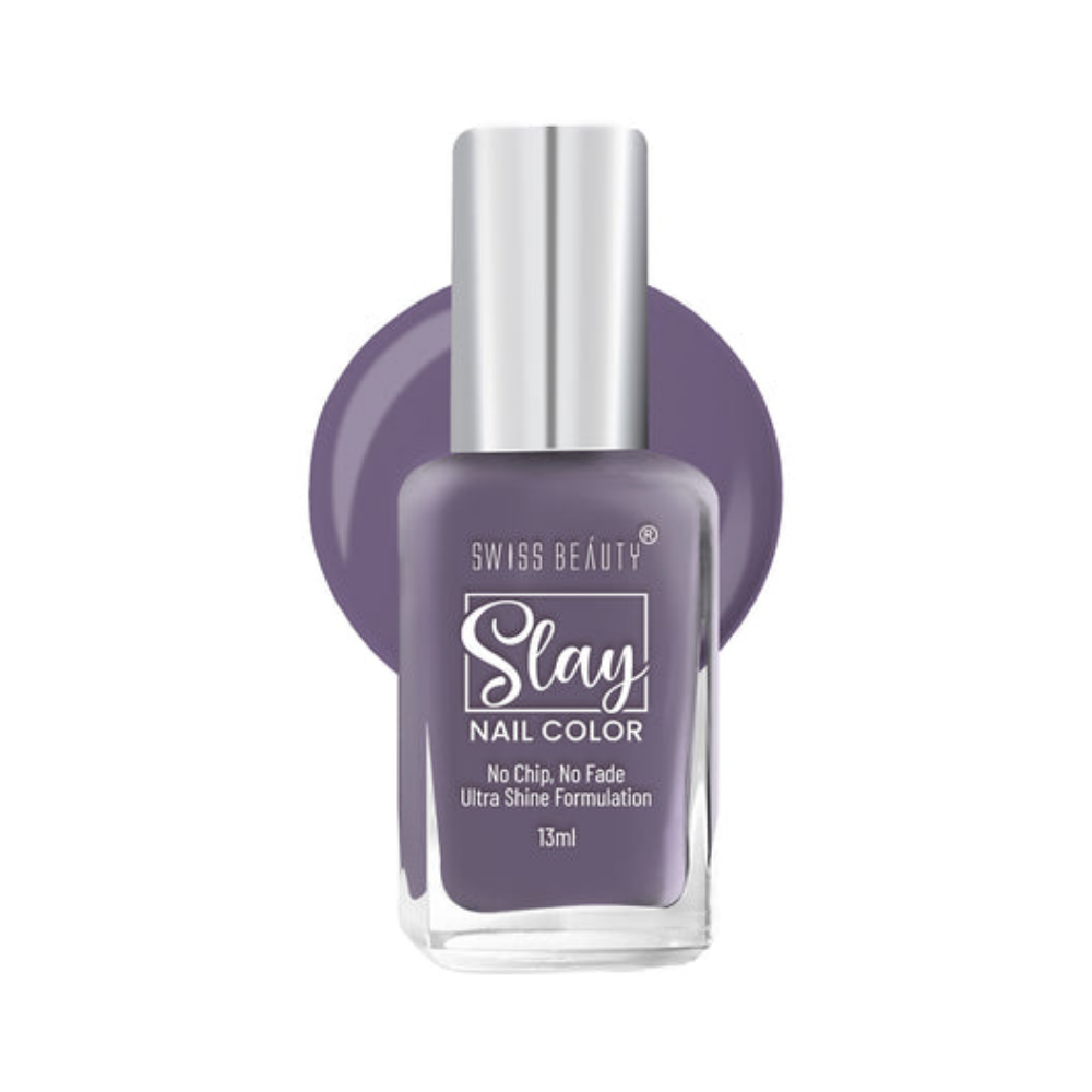 Swiss Beauty Slay Nail Color - Grape 506, 13ml