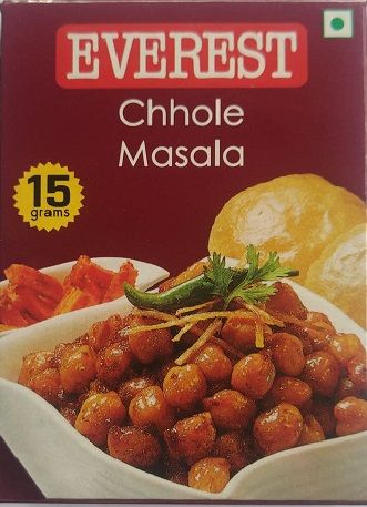 Everest Chhole Masala Powder Carton, 15g