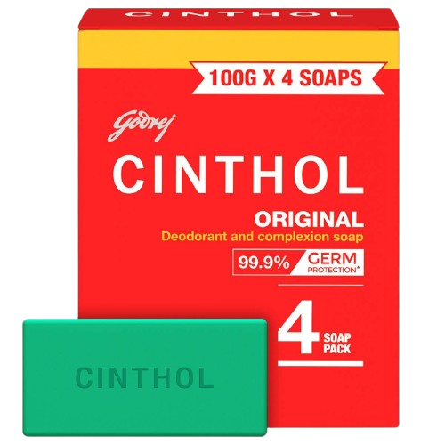 Cinthol Original Soap, 100g (Set of 4)
