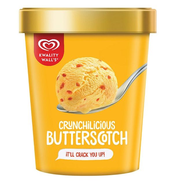 Kwality Wall's Ice Cream Tub - Butterscotch, 700ml