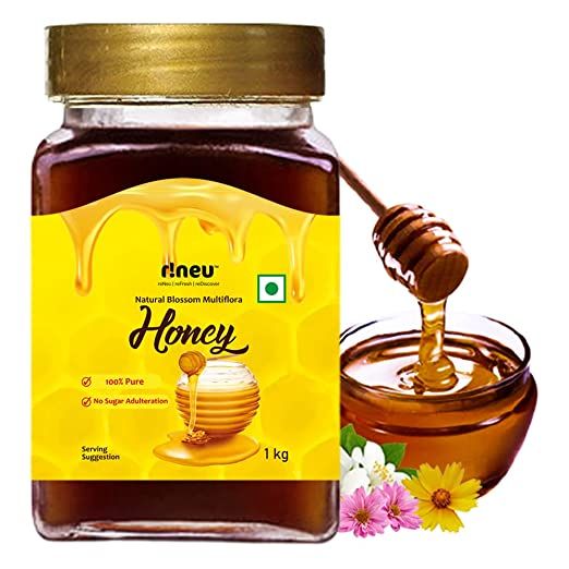 r!neu 100% Pure Honey Jar - Natural Blossom Multiflora, 1kg