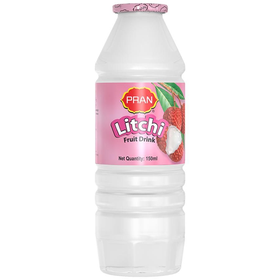 Pran Fruit Drink PET Bottle - Litchi, 150ml