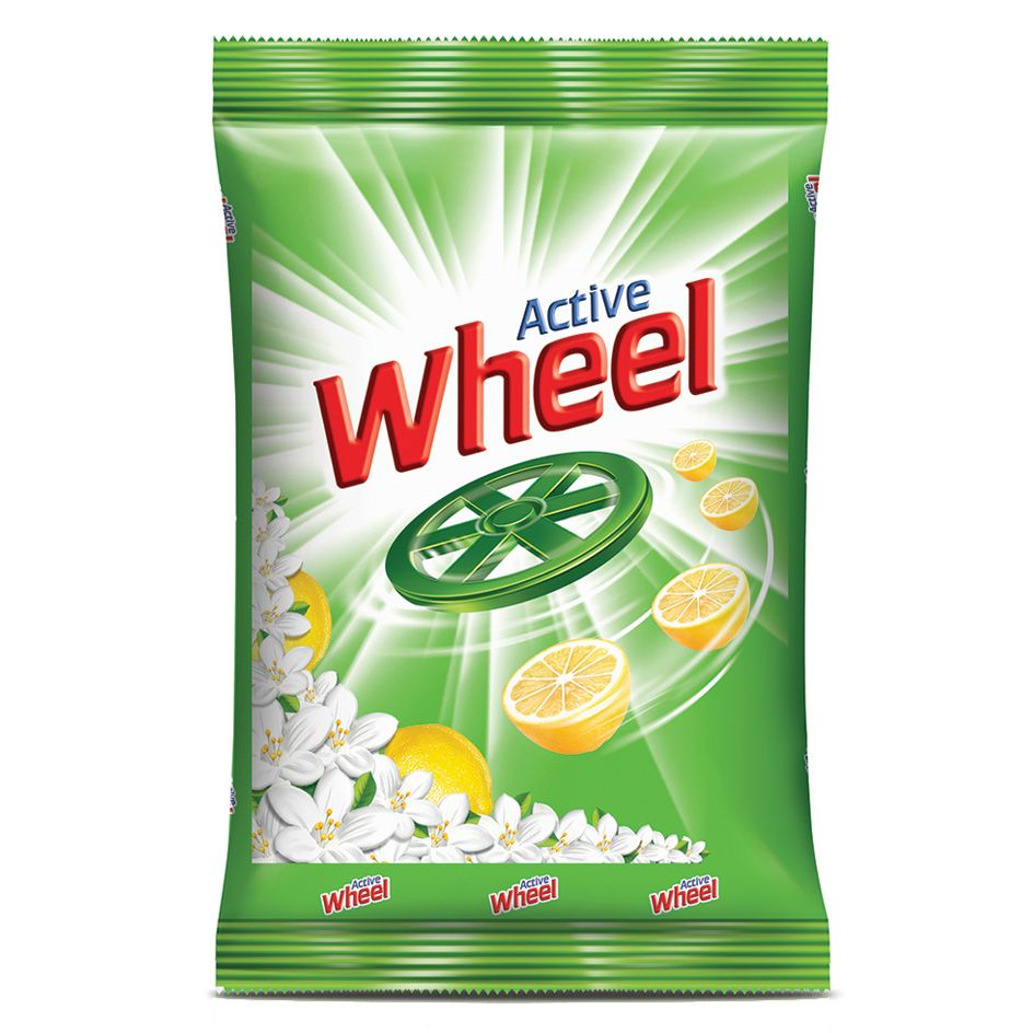 Wheel Active Detergent Powder - Lemon & Jasmine, 500g