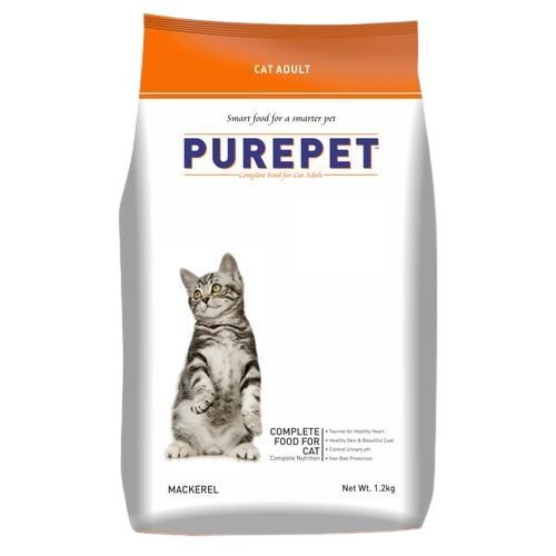 Purepet Adult Cat Food - Mackerel, 1kg