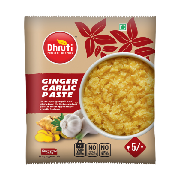 Dhruti Ginger Garlic Paste Pouch, 35g