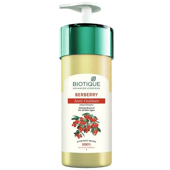 Biotique Deep Cleanse Hydrating Makeup Remover - Berberry Milk, 800ml