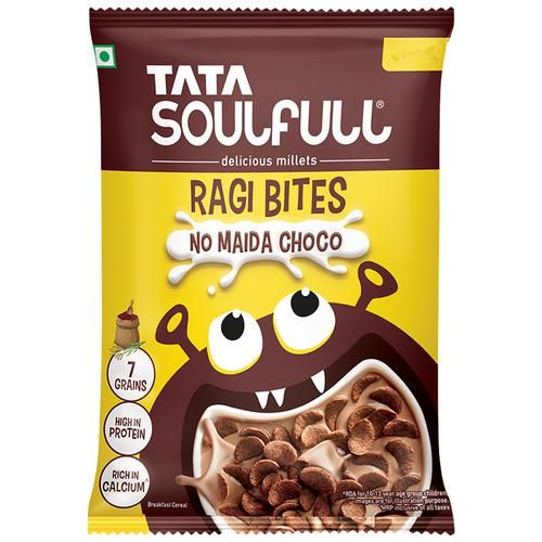 Soulfull Ragi Bites No Maida Muesli - Choco, 17g