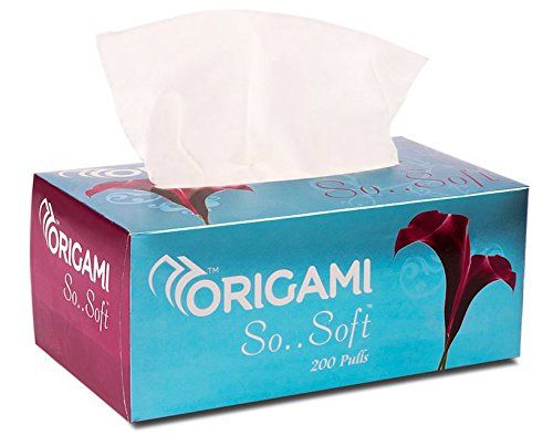 Origami So Soft 2 Ply Face Tissue Box, 100 Pulls