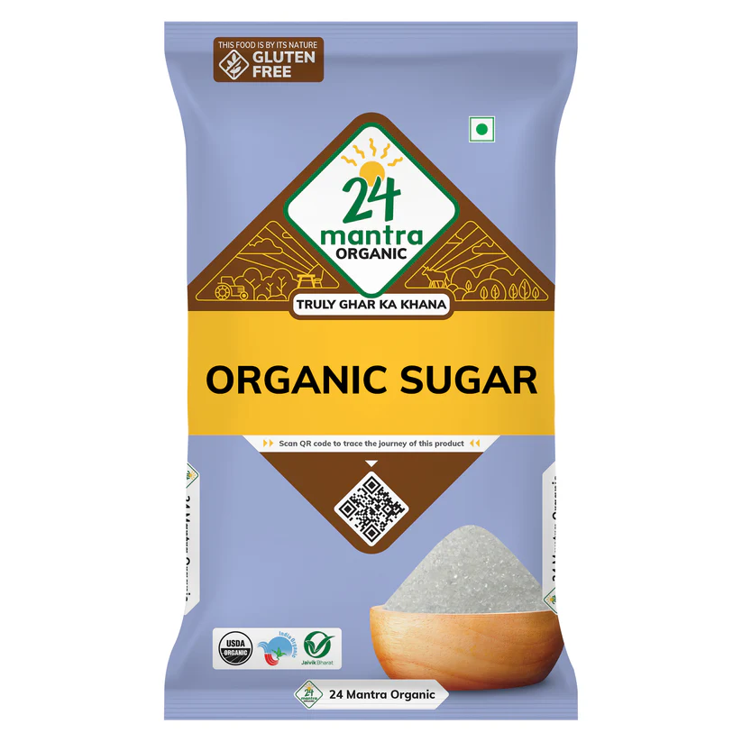 24 Mantra Organic Sugar Pouch, 1kg