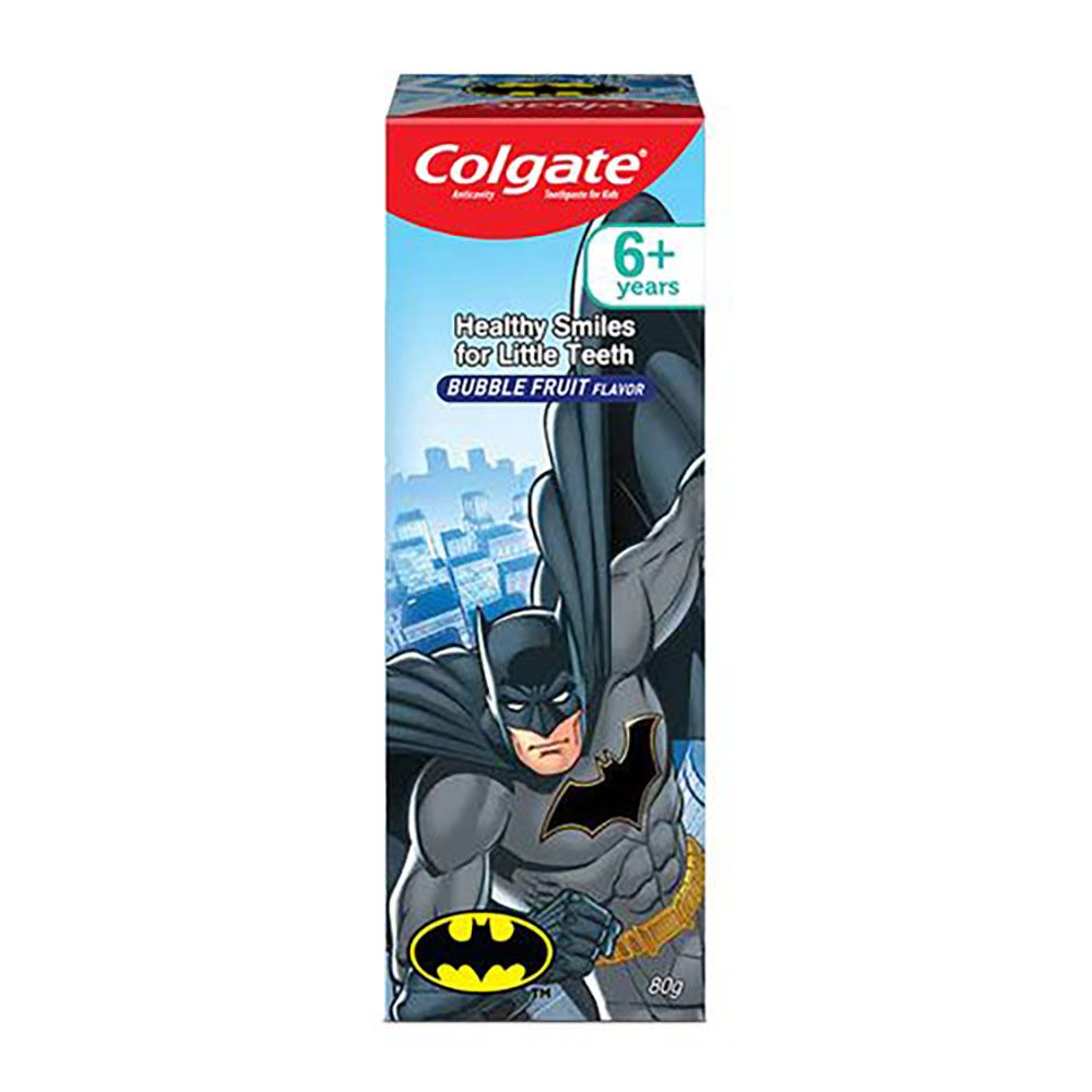 Colgate Batman Kids 6+ Years Toothpaste - Bubble Fruit, 80g