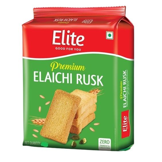 Elite Premium Rusk - Elaichi, 54g