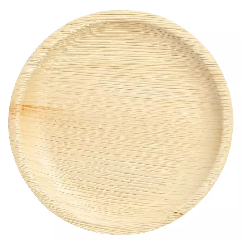 Areca Leaf Round Dinner Plates, 10pc (8 Inch)
