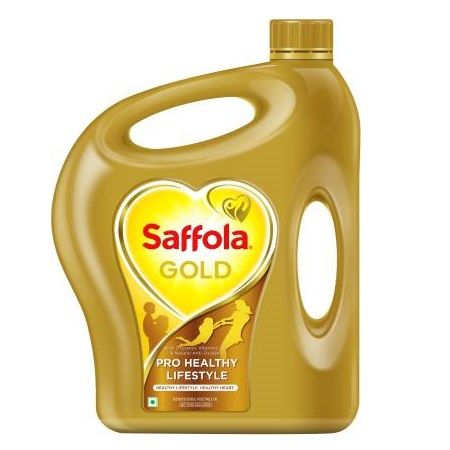 Saffola Gold Edible Oil Can - Pro Healthy Lifestyle, 5L