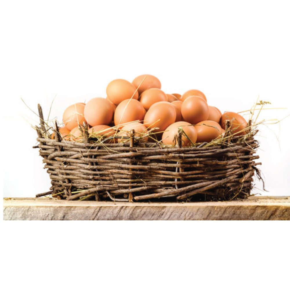 Healthy Brown Eggs - Chicken, 12pcs (Veg Feed & No Bad Odour)