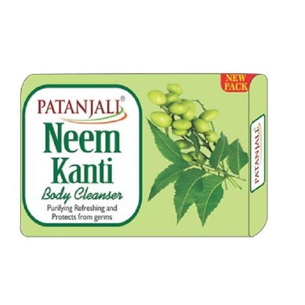 Patanjali Neem Kanti Body Cleanser Soap, 150g (Set of 3)