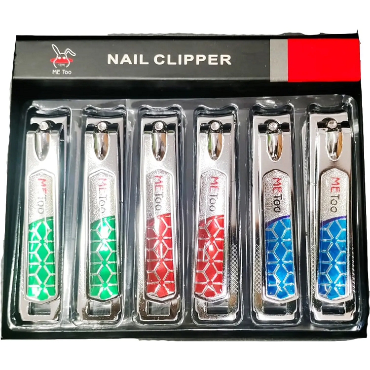 Red4 Me Too Nail Cutter Nail Clippers - Multicolor, 6pc