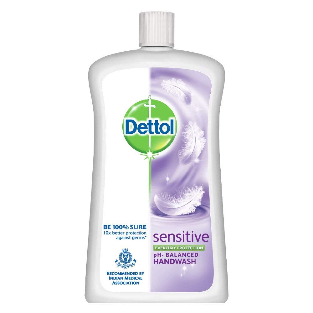 Dettol Hand Wash Bottle - Sensitive, 900ml