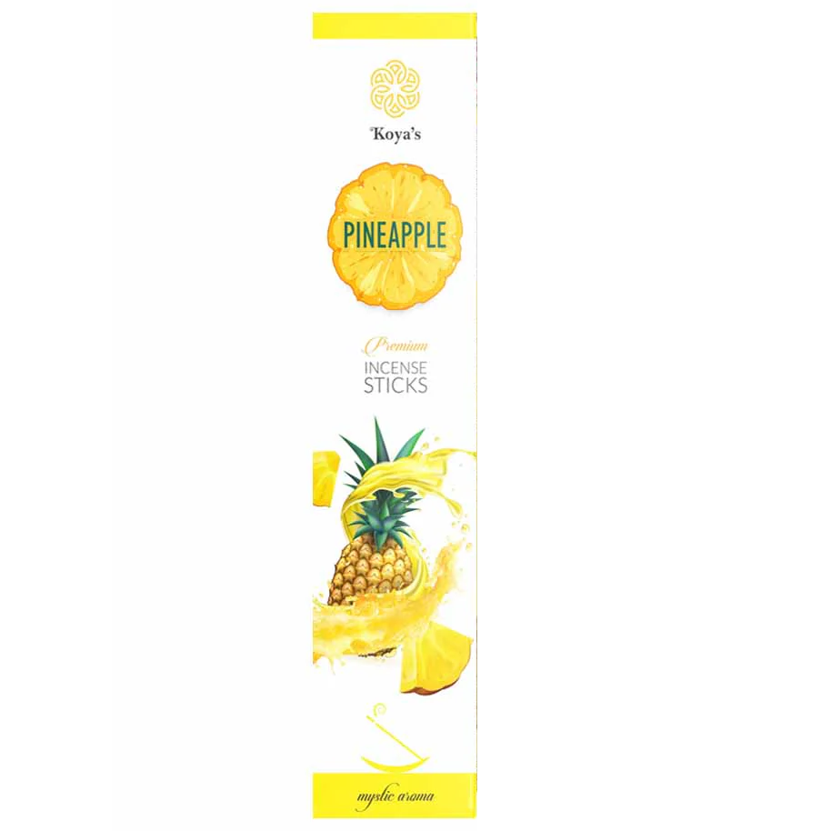 Koya's Premium Incense Sticks - Pineapple, 90g
