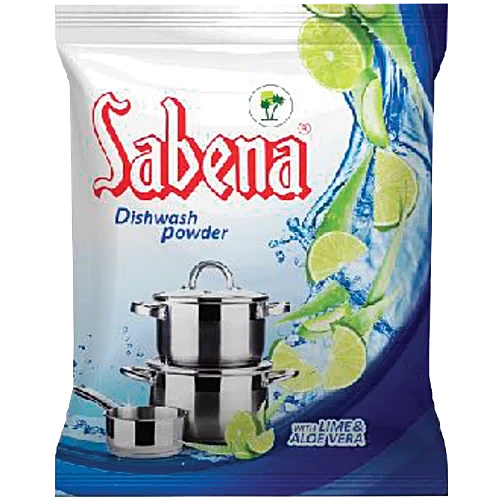 Sabena Dishwash Powder - Lime and Aloevera, 500g