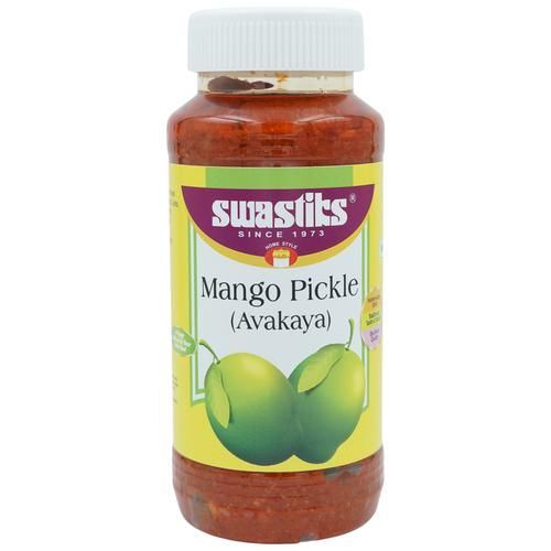 Swastiks Pickle PET Bottle - Mango Avakaya, 300g