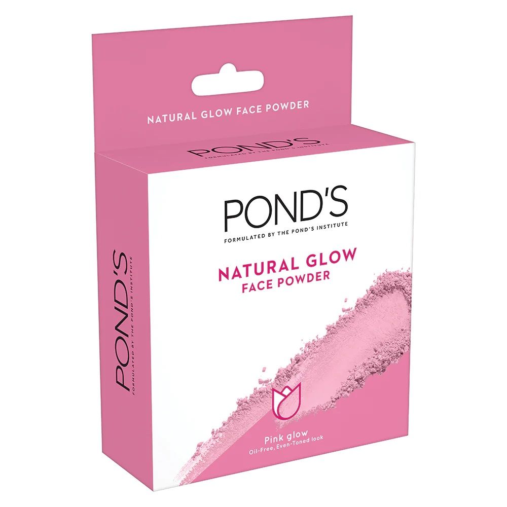 Ponds Natural Face Powder - Pink Glow, 30g