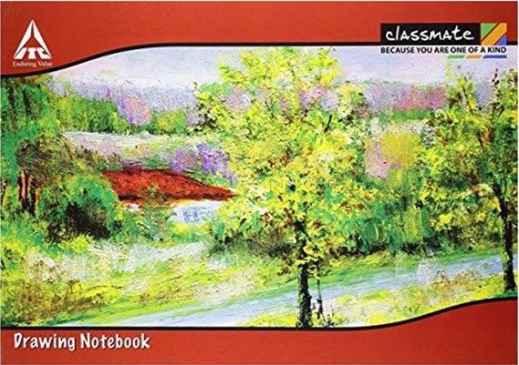 Classmate Drawing Notebook - Unruled, 36 Pages (21cm X 29.7cm)