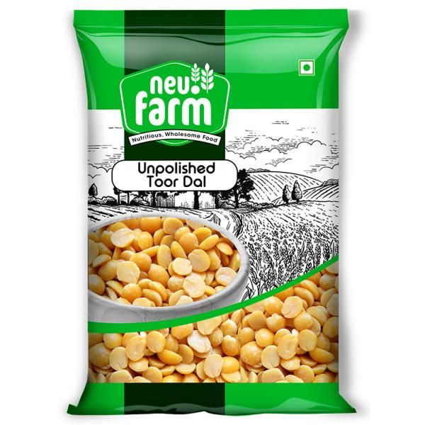 neu.Farm Unpolished Toor Dal, 600g