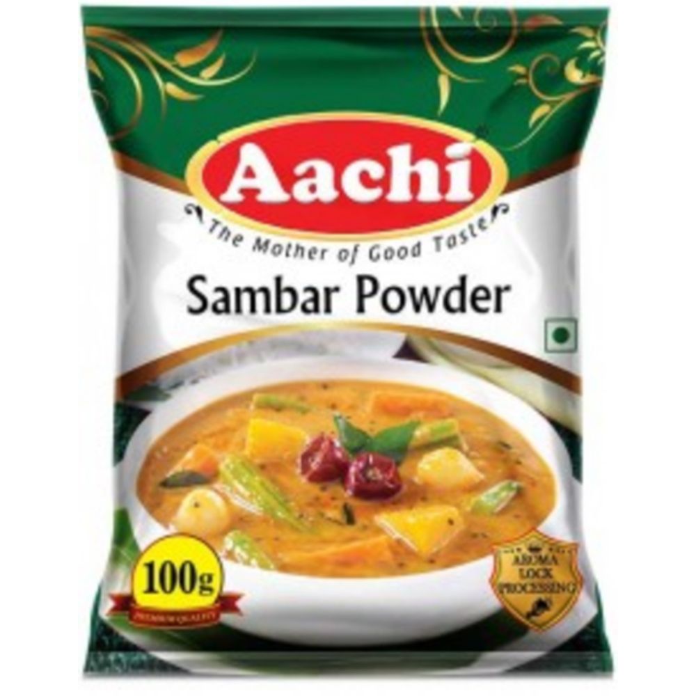 Aachi Sambar Masala Powder Pouch, 100g